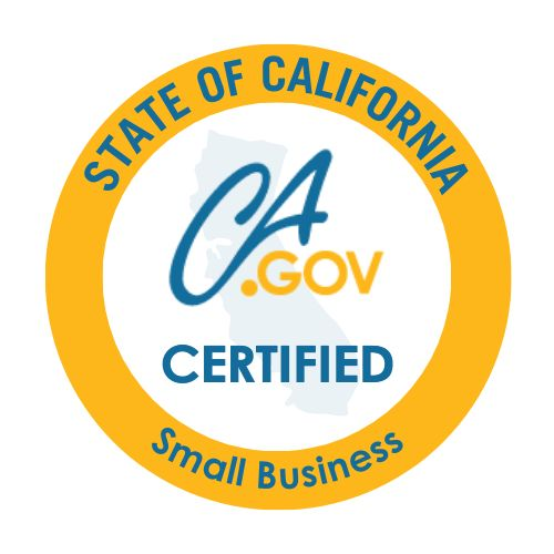 State of California certified Small Business